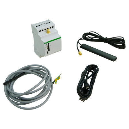 Przekaźnik zdalnego sterowania GSM Sterowanie temperaturą SIMply MAX P03 F&F SIMPLY MAX-P03