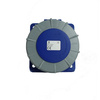 Gniazdo tablicowe skośne CEE 63A/3P 230V IP67 IEGN 6332