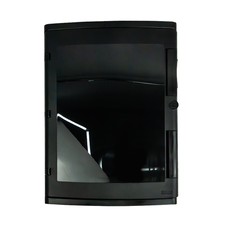 Rozdzielnica natynkowa IP65 24 (12+12) czarna modułowa transparentne drzwi M-L 2x12 HIGHT 940.24.NN