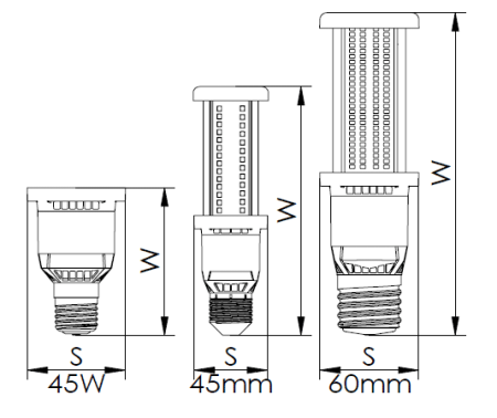 Żarówka LED Doktorvolt 125W inteligentna Lampa E40 6000K DV‑4890‑HB125E40860C