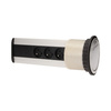 Gniazdo meblowe Ø10cm wysuwane z blatu z ładowarką USB i przewodem 1.8m. 3x2P+Z. 2xUSB OR-AE-1353