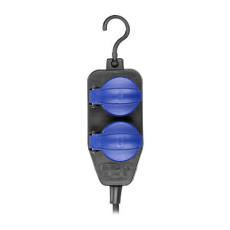 Przedłużacz warsztatowy bryzgoszczelny 5 m Schuko OR-AE-13160(GS)/5M