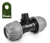 Trójnik do rur PE 32mm / GZ 1" / 32mm PN10 BRADAS DSRA10T32M1