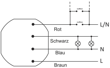 Przekaźnik bistabilny z wyłącznikiem czasowym 230V max 10A F&F BIS-403