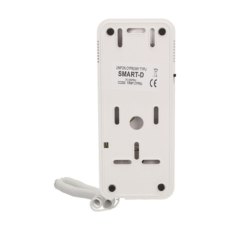 Unifon wielolokatorski do instalacji cyfrowych SMART D. CYFRAL. biały SMART-D BIAŁY