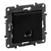Gniazdo komputerowe pojedyncze RJ45 5e FTP czarne Niloe Step 863557