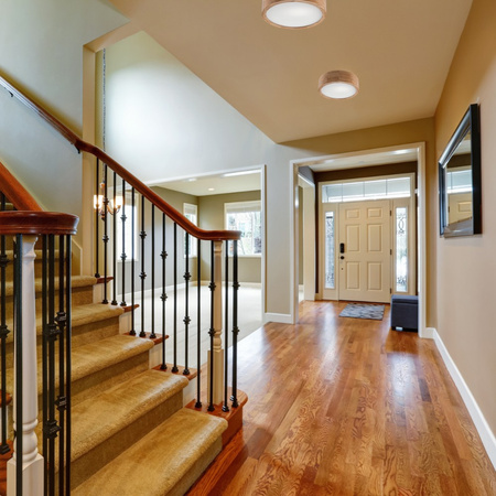 Lampa sufitowa plafon drewniany dębowy LED 1-punktowy okrągły 28 cm LD-PD-6.1 DAB