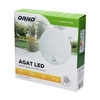 AGAT LED 10W. oprawa ogrodowa z czujnikiem ruchu 140st. 850lm. IP54. 4000K. biała OR-OP-6111WLPMR4