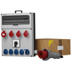 Rozdzielnica budowlana z kablem GR-S/FI SKH 32A 3x16A 5x230V Schuko Mennekes Doktorvolt® DV-0632-D