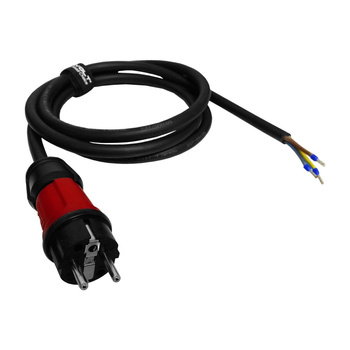 2m Przewód przyłączeniowy z wtyczką 230V kabel 3x2,5mm² DV-2954-PP230