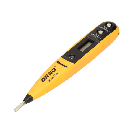 Próbnik tester napięcia 12-250V 50-500Hz OR-AE-1320