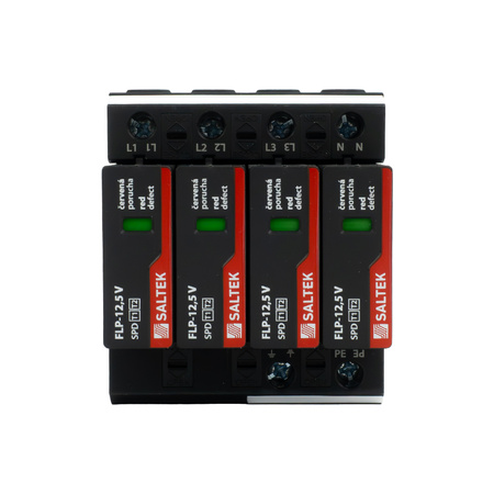 Ogranicznik przepięć typ 1 12.5kA FLP-12,5 V/4 do 350V DC szyna DIN ochronnik przepięciowy dla niskiego napięcia A03429