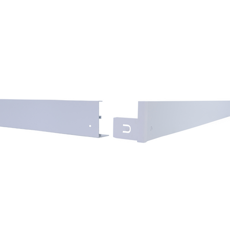 Ramka montażowa do panelu LED 120x30 biała aluminium C71-RNT123-WH-ECO