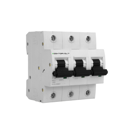 Wyłącznik nadprądowy MCB 10kA 3P 125A C125A Doktorvolt DV-5473