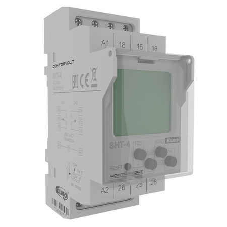 Cyfrowy zegar sterujący astronomiczny ELKO SHT-4/230