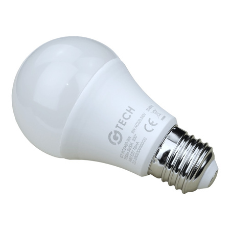 Żarówka LED G-Tech E27 9W 3000K brawa ciepła biała GTV GT-PC2A60-9W