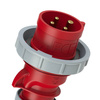 Wtyczka przenośna CEE 4P 16A IP67 400V PCE 0142-6
