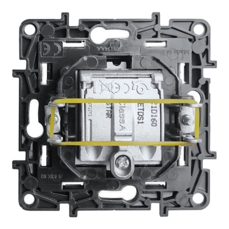 Gniazdo TV-R-SAT do instalacji typu gwiazda 1,5 dB czarne Niloe Step 863580
