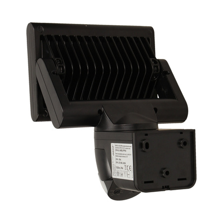SIROCCO LED 25W. naświetlacz z czujnikiem ruchu. 1500lm. IP44. 4000K czarny OR-NL-348BLPPR4
