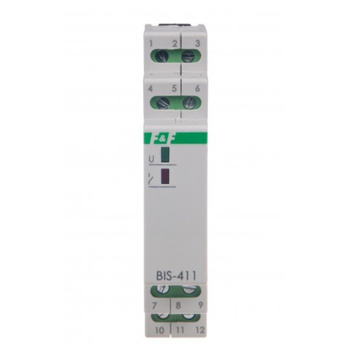 Przekaźnik bistabilny 230V jednokanałowy na szynę F&F BIS-411 2Z