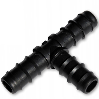 Trójnik z wtykiem na wąż 3x 12mm do łączenia węży kroplujących Bradas DSWA03-12L
