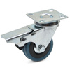 Koło obrotowe skrętne z hamulcem gumowe PP 50mm lub 75 mm G71503