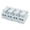 Kostka Elektryczna z Dźwignią Szybkozłączka 4x0.75-2.5mm2 450V VDE DGN DG238-10.0-04P-19-03