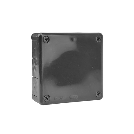 Puszka Natynkowa pusta 6 wlotów/12 wlotów VIPLAST CZARNA IP55 05