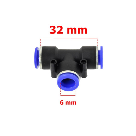 Złączka automatyczna węża PU/PE typ T fi 10 mm G03043