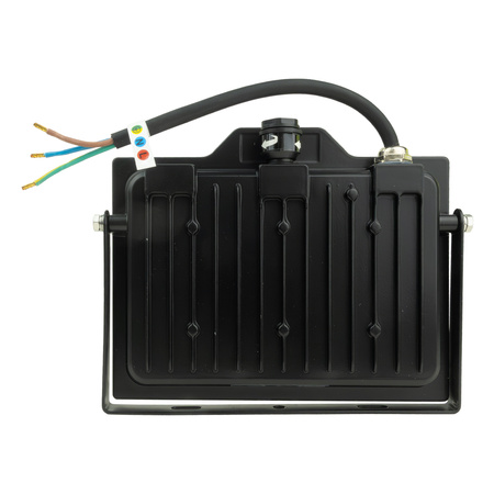 Naświetlacz LED 50W z czujnikiem ruchu czarny IP65 oświetlenie zewnętrzne 5000lm GT-GCR50W-64