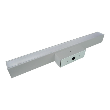 Kinkiet LED 565mm 15W 4000K 230V IP20 lampa natynkowa aluminiowa QUALIS srebrny Bemko 0000003122