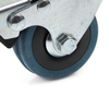 Koło obrotowe skrętne z hamulcem gumowe PP 50mm lub 75 mm G71502