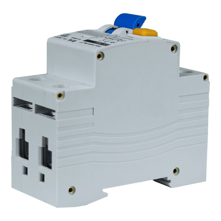 Wyłącznik różnicowoprądowy z członem nadprądowym B16A 30mA 2P 6kA Typ AC RCBO Doktorvolt DV-5583