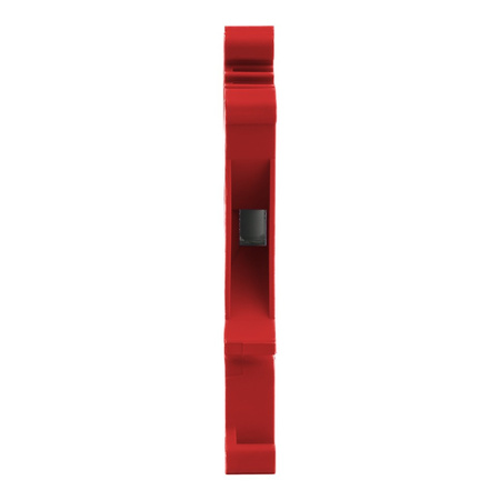 Złączka szynowa przelotowa czerwona śrubowa 4mm2 1P VDE UL PC4-01P-16-00A(H)