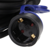Przedłużacz warsztatowy bryzgoszczelny kabel olejoodporny 230VAC/16A 20 m Schuko OR-AE-13169(GS)/20M