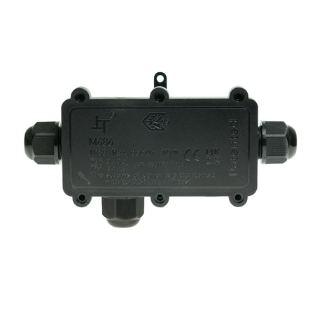 Puszka hermetyczna złączeniowa 3-wlotowa PP3-3T IP68 0,5-2,5mm W-00404