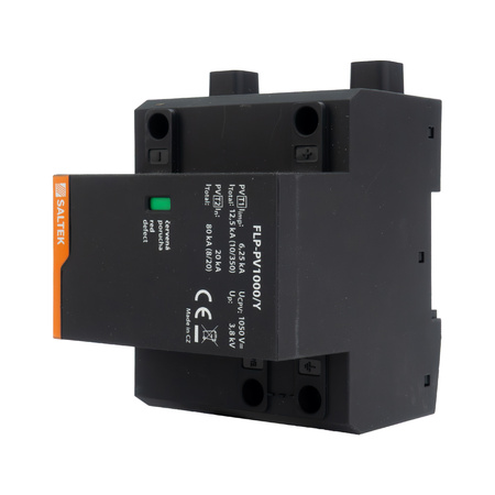 Ogranicznik przepięć PV typ 1 40kA FLP-PV1000/Y do 1050V DC szyna DIN warystorowy ochronnik przepięciowy fotowoltaiczny A04201