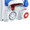 Rozdzielnica budowlana TD-S/FI 32A 16A IP54 4x230V Schuko Doktorvolt DV-6626-D