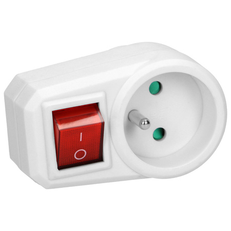 Adapter 2P-Z z włącznikiem OR-AE-13188