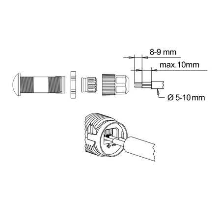 Wyłącznik zmierzchowy 230V 110V LUNA 112 top2 TH-N TH-1120100-W