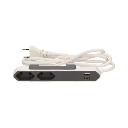 Przedłużacz PowerBar USB z przewodem 1.5m 9102/PB2SEU