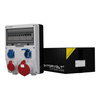 Rozdzielnica budowlana TD-S/FI 63A 16A 2x230V Schuko Doktorvolt DV-2268-D