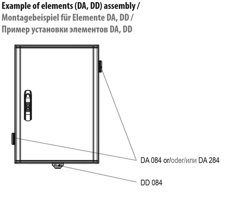 Wkład Element wyrównujący ciśnienie IP66 DV-1677-STE/DA 284