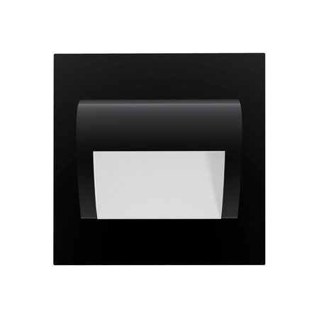 DRACO LED NEW 1.5W. oprawa schodowa podtynkowa. 12VDC. 30lm. 3000K. czarny. innowacyjny sposób montażu OR-OS-6164L3/B
