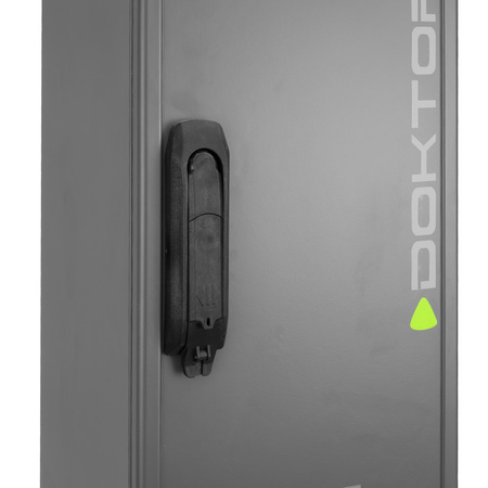 Słupek dystrybucyjny 132x26x24cm pusta obudowa do przykręcenia fundamentowa termoutwardzalna kempingowa antracyt  DV-6111