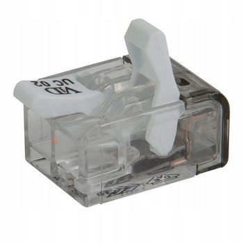 Szybkozłączka instalacyjna 4 mm2 x 2 BEMKO 1 sztuka 100 sztuk 100-E03-P052-100