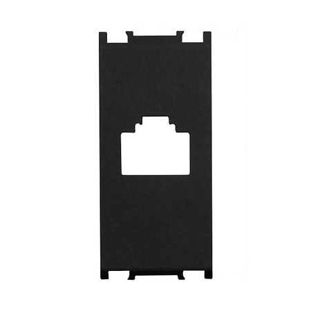 Maskownica ramka do gniazd internet ethernet KM35SB black 1M TEM KA21 do PD12 1831 KM35SB-U