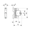 Wyłącznik nadprądowy MT 100 1P 10A Typ B 230V 400V 15kA wyłącznik instalacyjny miniaturowy zabezpieczenie obwodu do rozdzielni IEC EN 60898-1 Gewiss