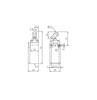 Wyłącznik krańcowy MVGK-121 1NO/1NC dźwignia rolka XBS 1211