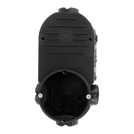 F-tronic Puszka instalacyjna podtynkowa 10 sztuk do elektroniki IT z membraną 67mm czarna VDE 732 E550